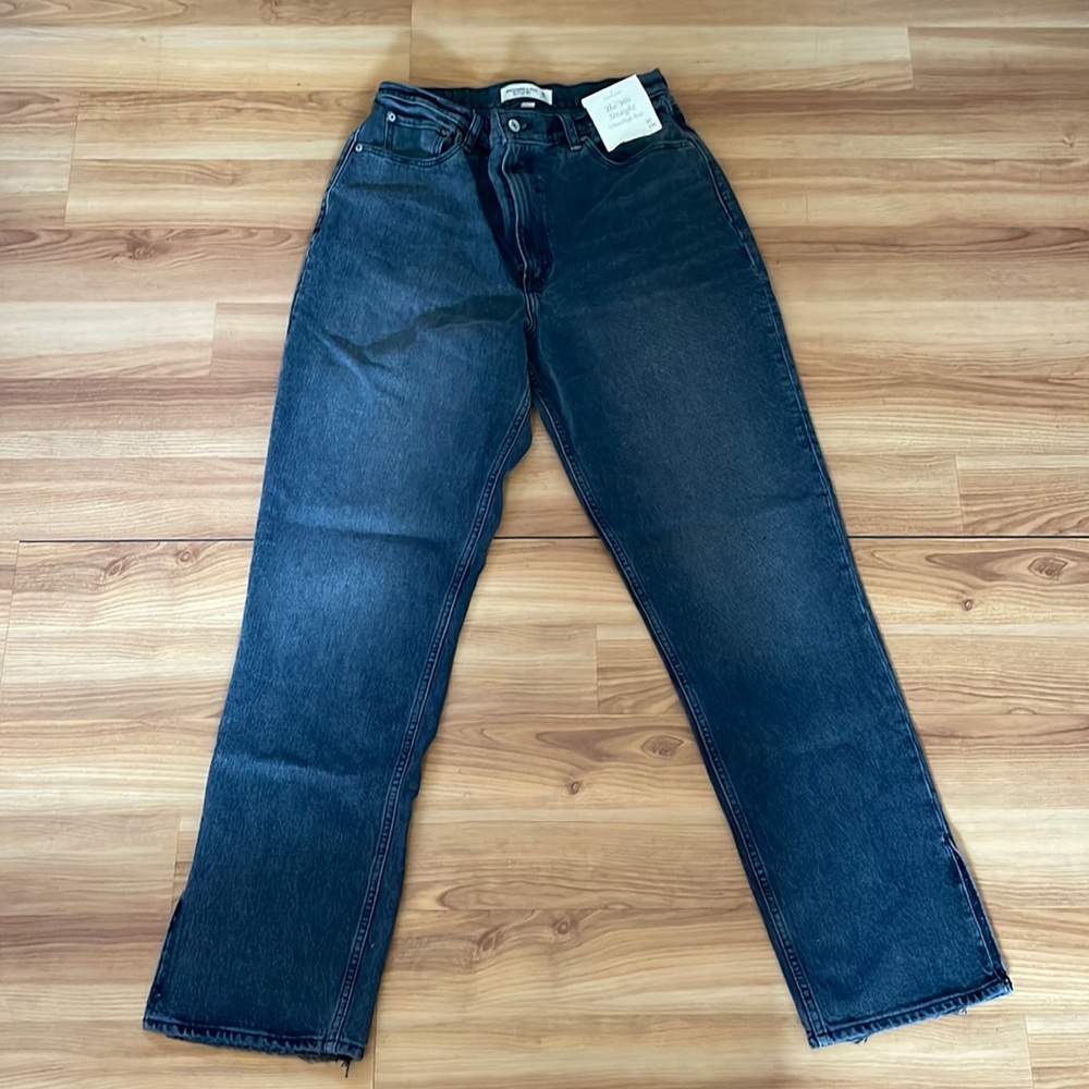 Black Abercrombie & Fitch 90s Straight jeans